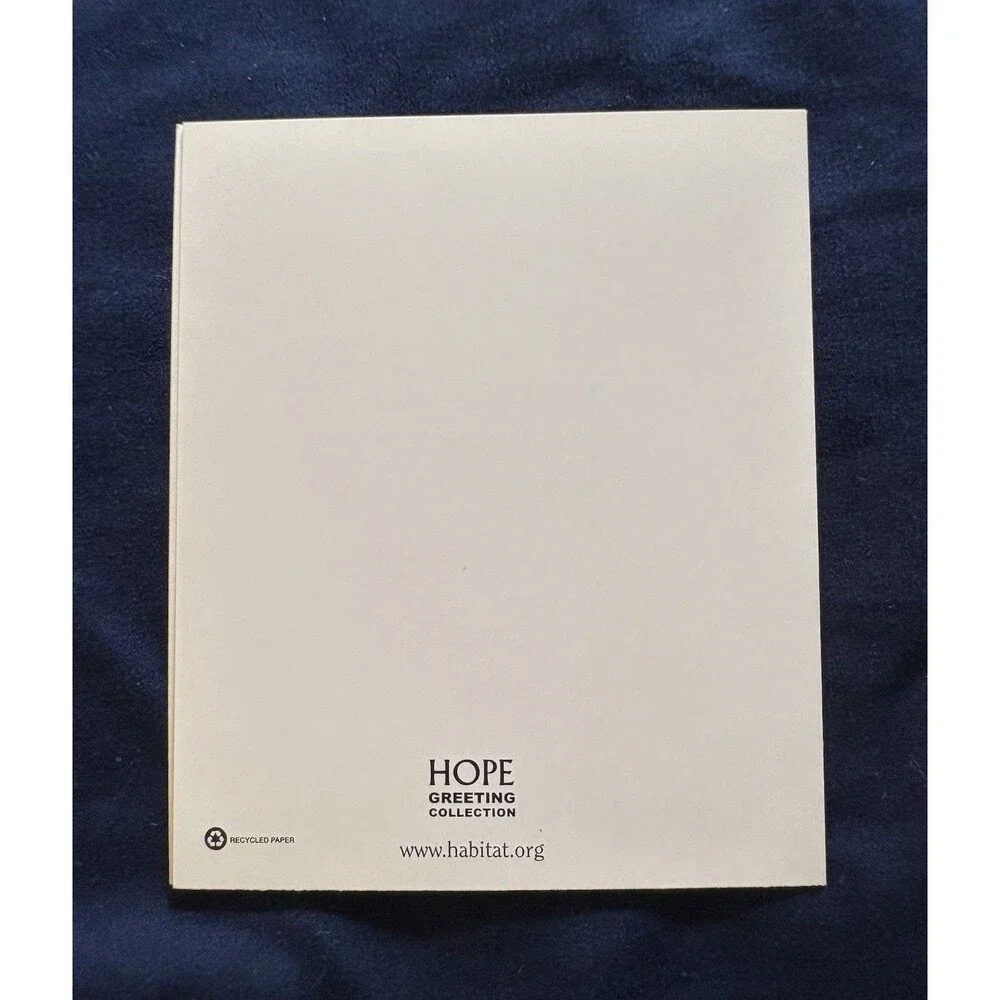 Thinking Of You Card with White Envelope | Flower design by Habitat